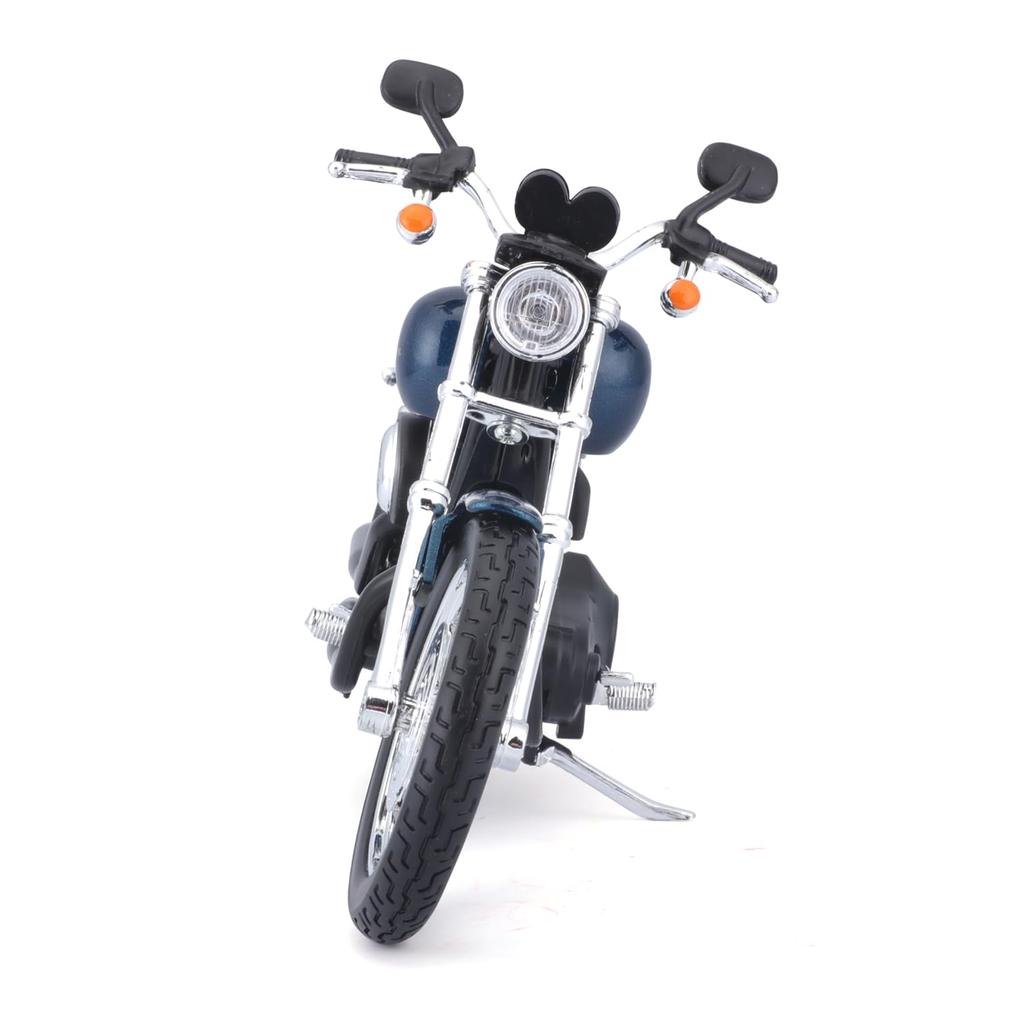 Maisto 1/12 Scale Harley-Davidson 2004 Dyna Super Glide Sport Blue / Diecast Model Car, Motorcycle, Fully Assembled, 32321