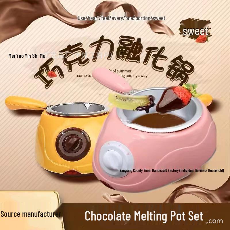 Cross-Border Electric Double Burner Pot for Chocolate Melting, DIY Soap, Essential Oils, and Baking