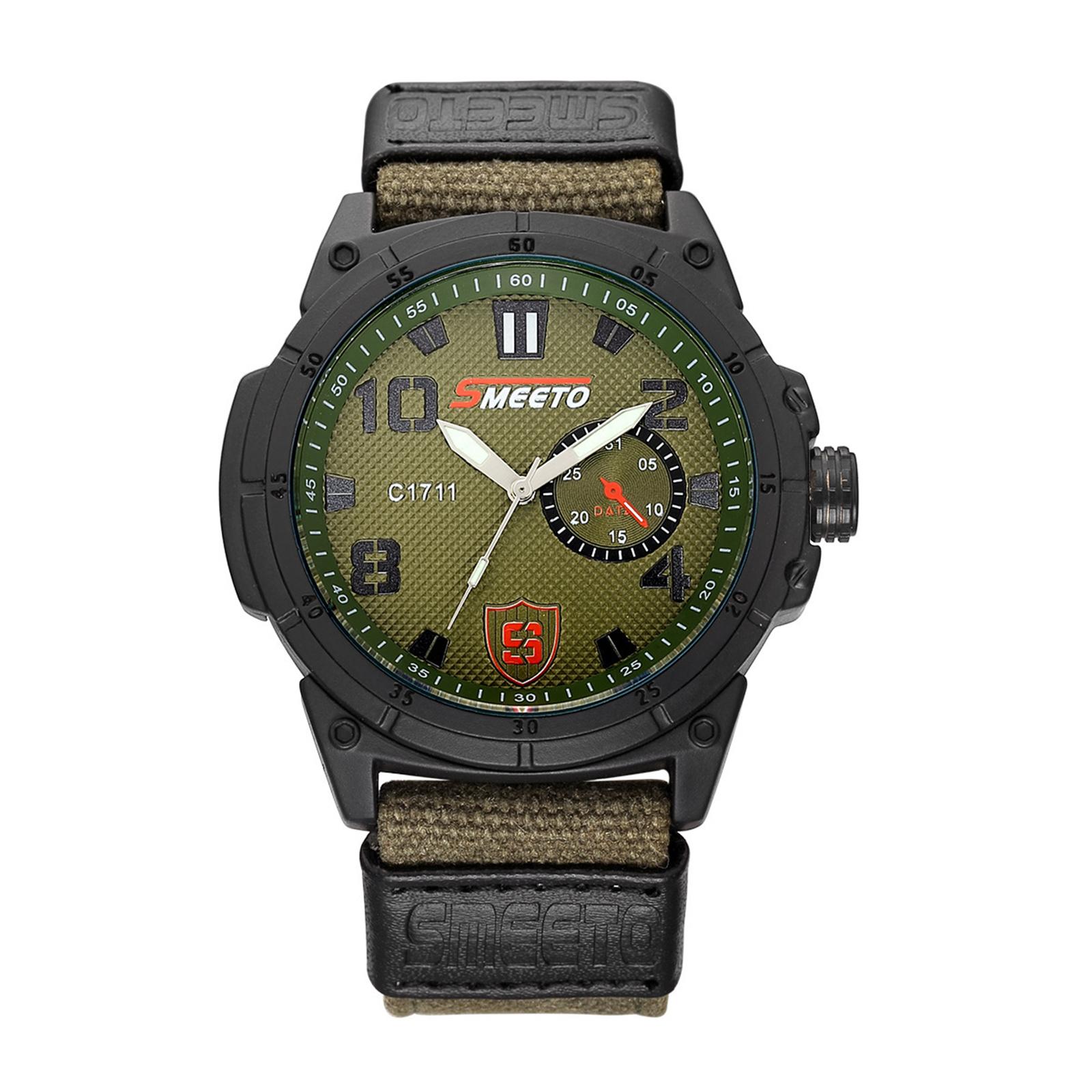 

Мужские водонепроницаемые светящиеся наручные часы-будильник для бега One Size