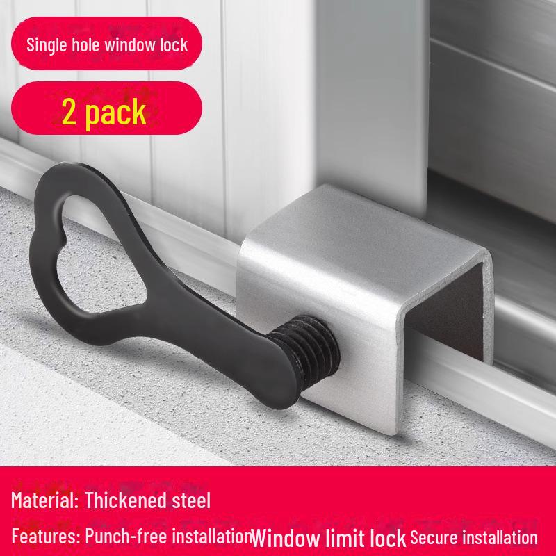 Aluminum Alloy Child Safety Lock for Sliding Windows and Doors