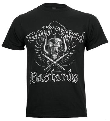 T-shirt Ufficiale Motorhead Bastards Ace Of Spades Lemmy Nuova Nera S M L XL XXL