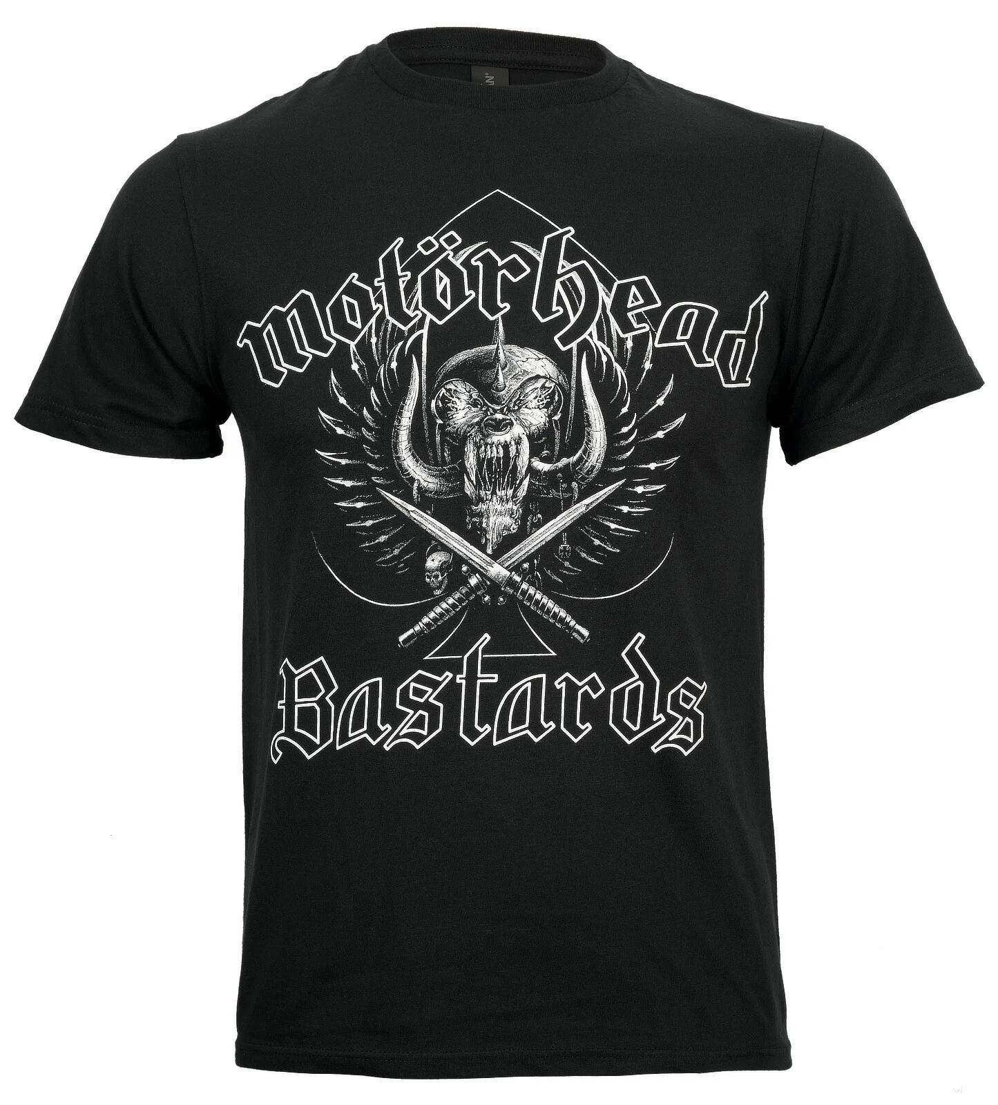 Motorhead T Shirt Bastards Ace Of Spades Lemmy New Black S M L XL XXL L
