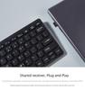 2.4G Wireless Mini Chocolate Keyboard & Mouse Set - 78 Silent Keys for Desktop & Notebook