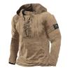 Herren Kapuzenpullover Lockerer Schnitt Mit 3D Digitalem Tierdruck Air Layer Stoff Langarm Freizeit Oberteil Alles