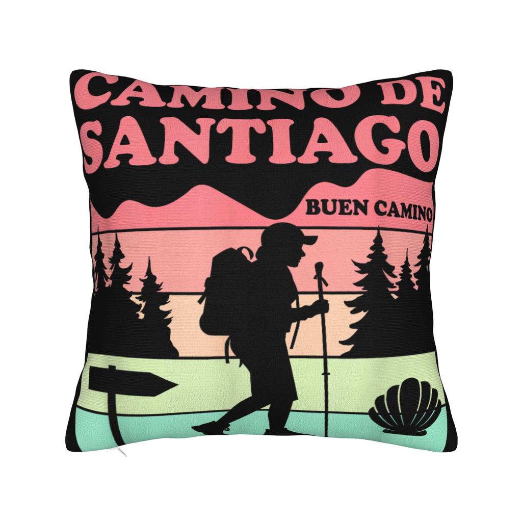 Camino de Santiago Pillowcases Merch Printed Cushion Cover Decoration Pillow Case Cover Home Multi Size