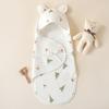 Newborn Cotton-Like Swaddle Blanket Fall Winter Sleep Anti-Startle Wrap 75x85cm Soft Baby Cocoon Sleeping Bag