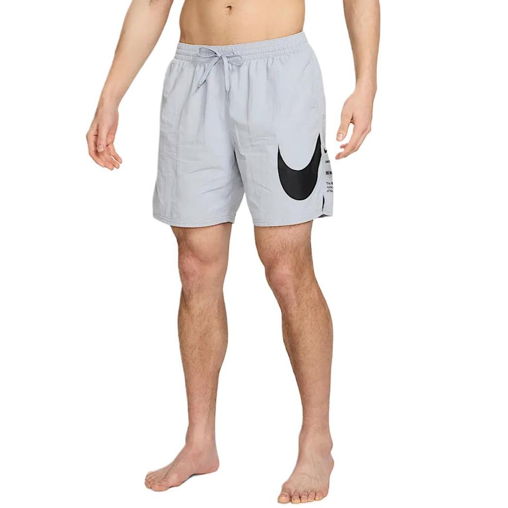 Nike Swim Breaker Comfortable Stylish Soft Casual Shorts Men Shorts Gray NESSF508-054