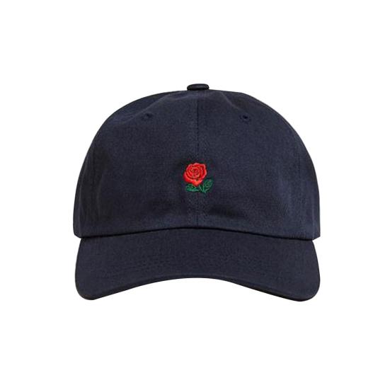 Rose Flower Embroidered Outdoor Snapback Hip Hop Men Women Baseball Cap Hat