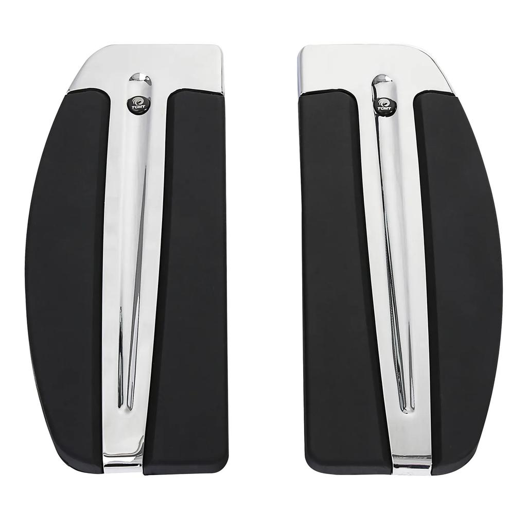 Motorcycle Driver Footboard Inserts Shifter Foot Pegs For Harley Slipstream Softail Dyna