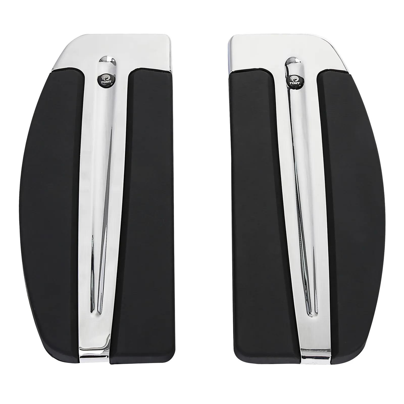 Motorcycle Driver Footboard Inserts Shifter Foot Pegs For Harley Slipstream Softail Dyna
