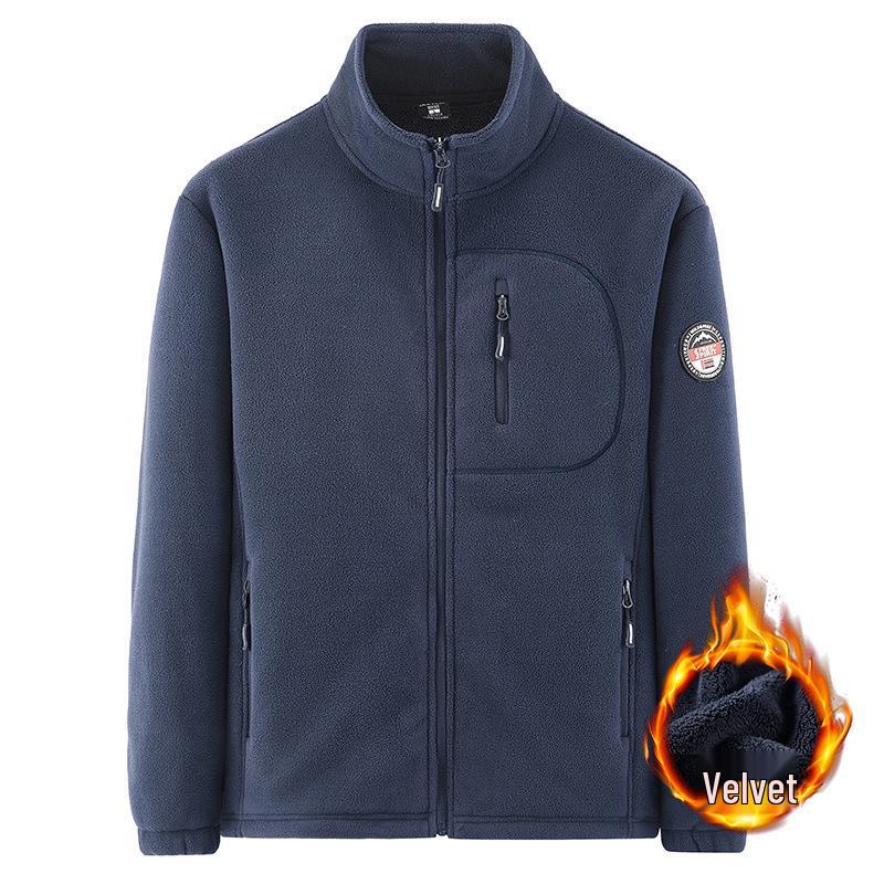 

Зимняя флисовая куртка-стрейч с подкладкой для пеших походов и альпинизма XL