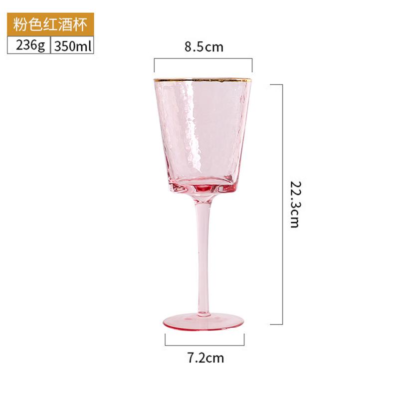Creative hammered Phnom Penh crystal Glass small wine glass Champagne Glass