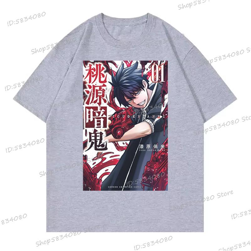 Summer Short Sleeve Tshirt Tougen Anki Anime Tshirts Tops Anime Gifts Harajuku Streetwear Vintage Tees Unisexs Womens Clothing