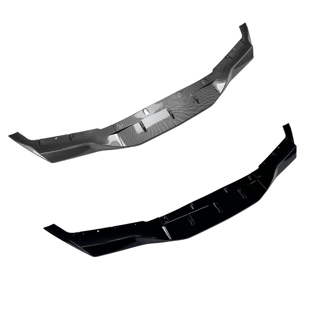 For 2018-2020 BMW 5 Series M5 F90 3pcs/Set Car Front Bumper Lip Chin Spoiler Carbon Black Bodykit Exterior Tuning Accessories