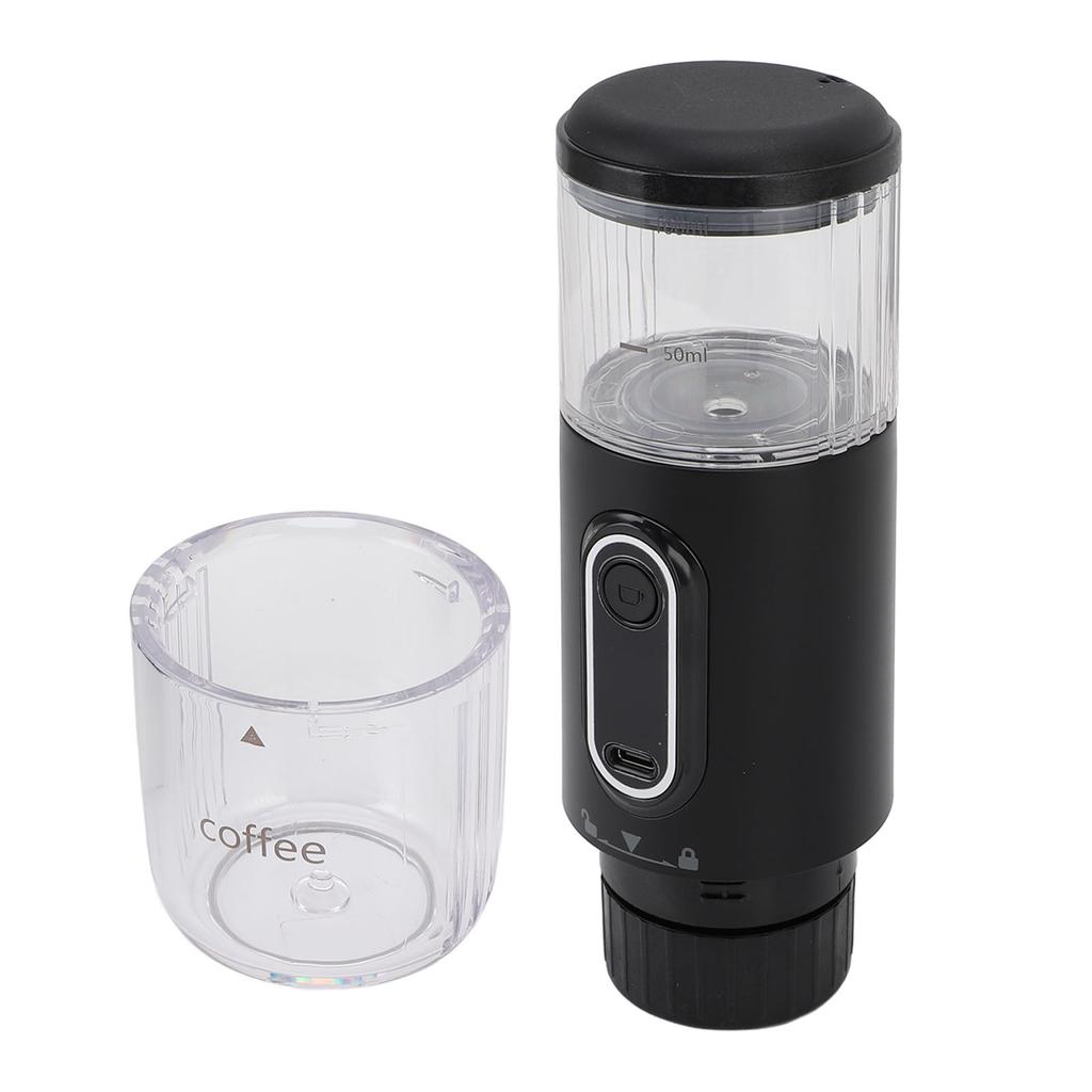 Portable Coffee Maker 100ml Type C Rechargeable Handheld Capsule Coffee Maker Machine for Outdoor Car Travel Camping