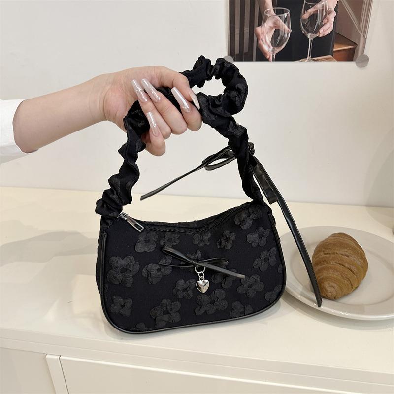 Summer new fashion women's pleated dumpling bag casual student shoulder bag commuter messenger bag tide