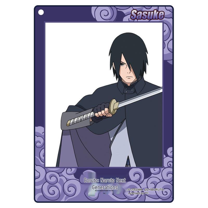 Authentic Boruto Series Keychains & Photo Cards: Boruto, Naruto, Sarada, Sasuke