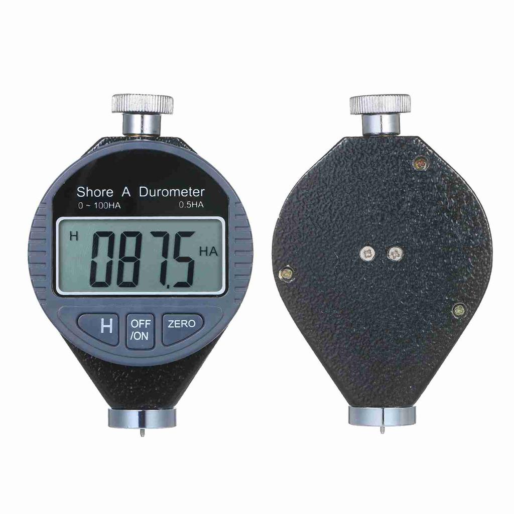 Portable 0 100HD Shore D Hardness Tester Meter Digital Durometer Scale for Rubber Tire Plastic Flooring with Large LCD