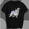 2025 Full Time Hip-hop Trend Robot Same Style Peripheral Printed Pure Cotton Short-sleeved Loose T-shirts for and Tops