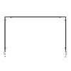 Over The Table Rod Stand with Clamps Adjustable 59"-86" Length 28"-41" Height Table Arch Stand Metal Balloon Garland Arch