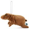 COLORATA Hippopotamus Plush Mascot (Realistic Wild Animalwith Chain) Cute Animal Keychain Doll Gift (Twice Tested)  Christmas Present