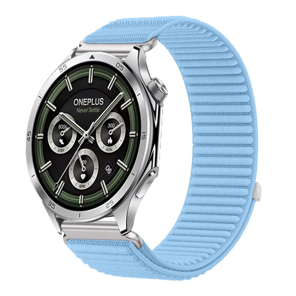 Cinturino in Nylon Ondulato da 18 mm 20 mm 22 mm per Oneplus Watch 3 43 mm 46 mm/Lite/2/2R Braccialetto Sportivo per OPPO Watch S/X2/Huawei GT6 5 4 41 mm