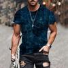 European and American Cross-border Summer Men's T-shirt 3D Digital Printing Short Sleeve LiExpress