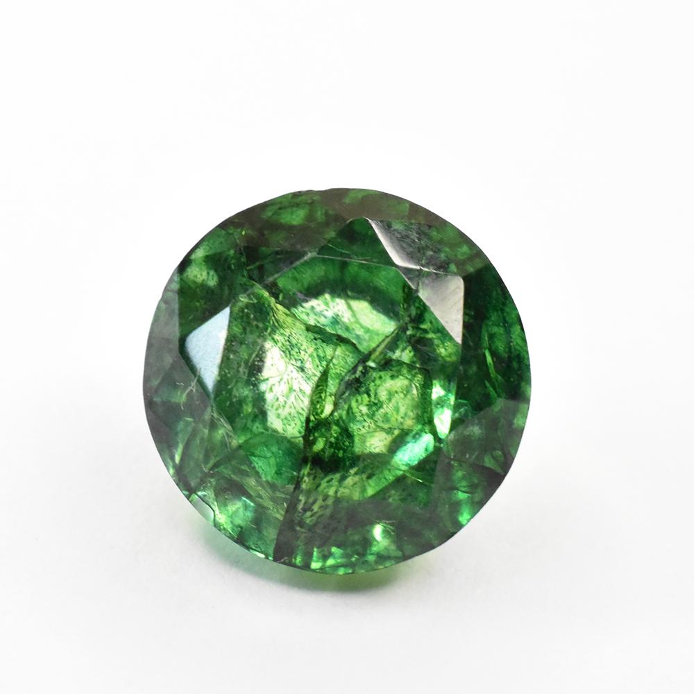 A+ Quality 6.95 Ct Natural Green Emerald Round Cut Loose Gemstones