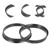ACROPIX Car Hub Centric Ring Universal Black 67.1mm-64.1mm 4pcs