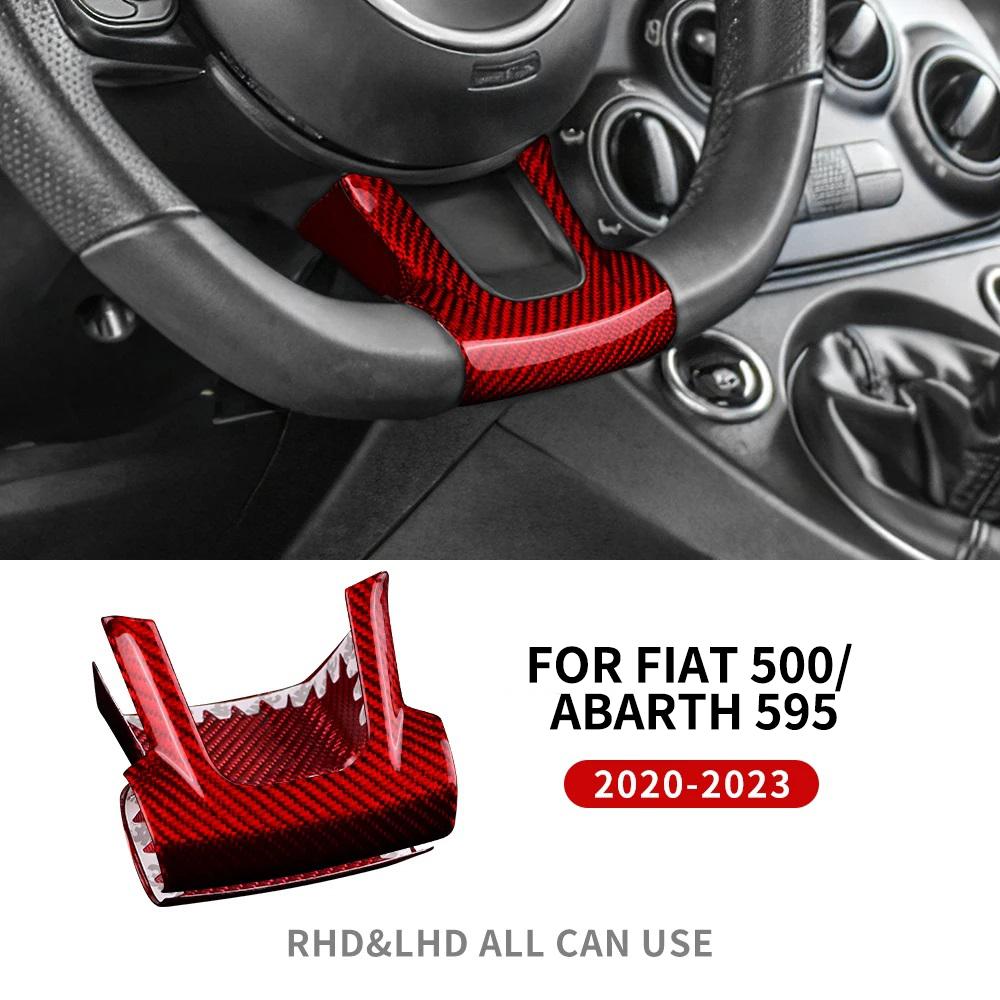 Real Hard Carbon Fiber Sticker For Fiat 500 Abarth 595 695 2008-2013 2014 2015 2016 2017 2018 2019 2020 2025 2025 2025 Car Decor