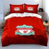 Set Biancheria da Letto Rossa Liverpool Football Club Set Biancheria da Letto (1 copripiumino, 2 federe, piumino non incluso)