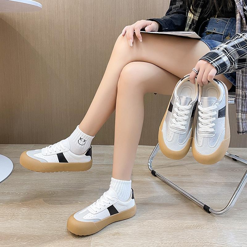Platform Women's Spring and Autumn New Sports Board Shoes Casual Flat Shoes Ins Versatile Students