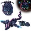 3D Printed Inside Fantasy Tabletop Decoration Articulated Dragon Egg with Dragon Animal Fidget Toy Christmas Stuffers