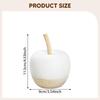 Wood Fruit Figurine Sculpture Decoration Crafts Versatile Fruit Statue Ornament for Countertop Office Anniversary