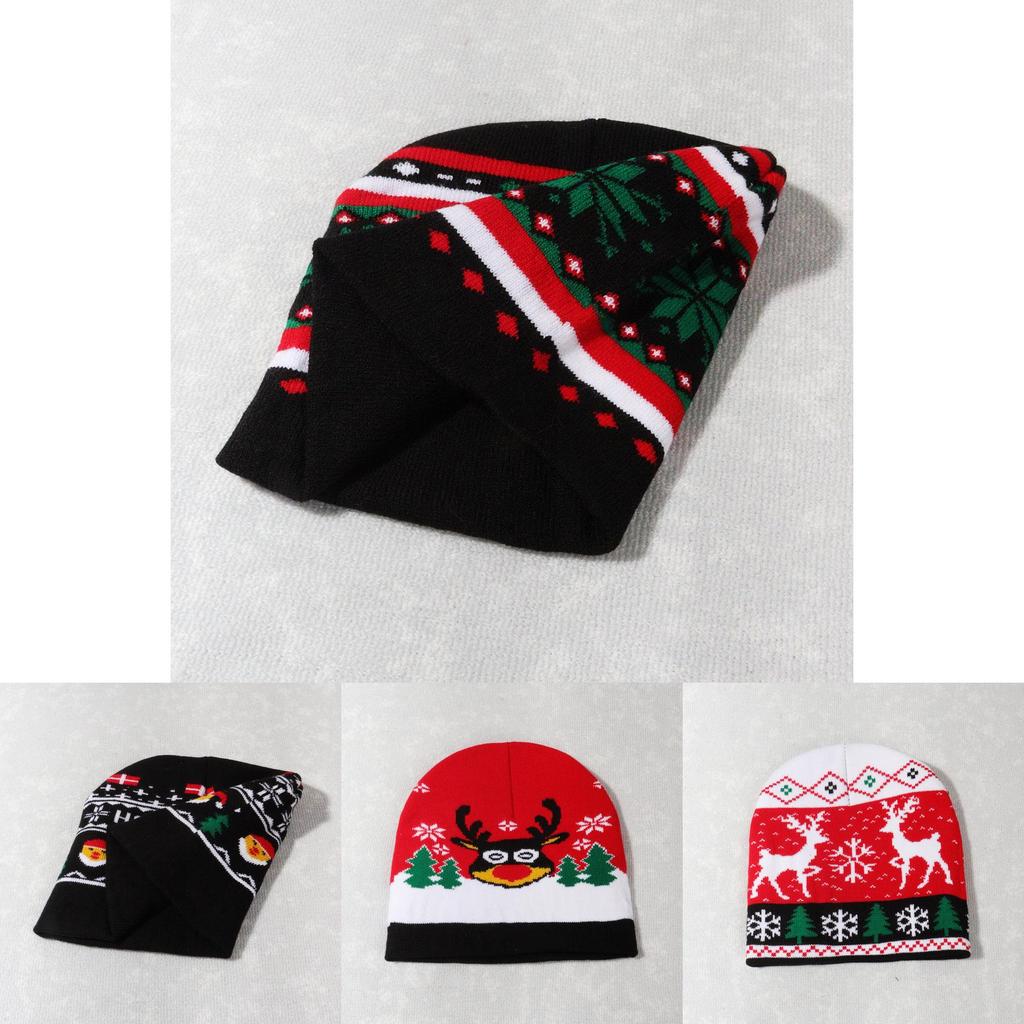Unique And Eye-catching Christmas Knit Cap For Men Women And Kids With Fun Designs