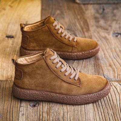 Fashion Classic Brand Men's Casual Shoes with Soft Soles Comfortable Sports Shoes Fashionable Winter Warmth Plush Men's Ankle Boots