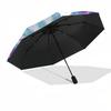 1pc Mandala Art Automatic Folding Umbrella - Compact 8-Rib Design,Perfect Gift for Friends & Family yy250926040