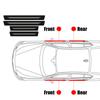 Carbon Fiber Leather Car Door Sill Anti-slip Protector Strip Waterproof Sticker