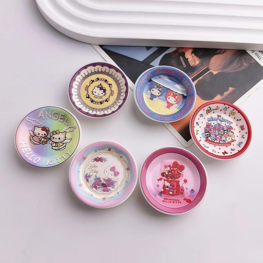 Cartoon Hello Kitty DIY Resin Plate Ornament Accessories