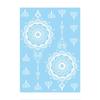 Fake Henna Temporary Tattoo Water Transfer Decals Body Art Sticker  Finger Hand Legs Arm