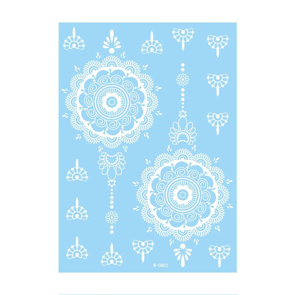 Fake Henna Temporary Tattoo Water Transfer Decals Body Art Sticker  Finger Hand Legs Arm