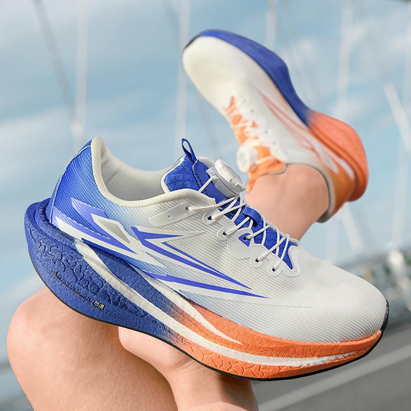 2025 new children's sports net shoes girls shoes single mesh breathable boys full palm carbon board running shoes summer mesh