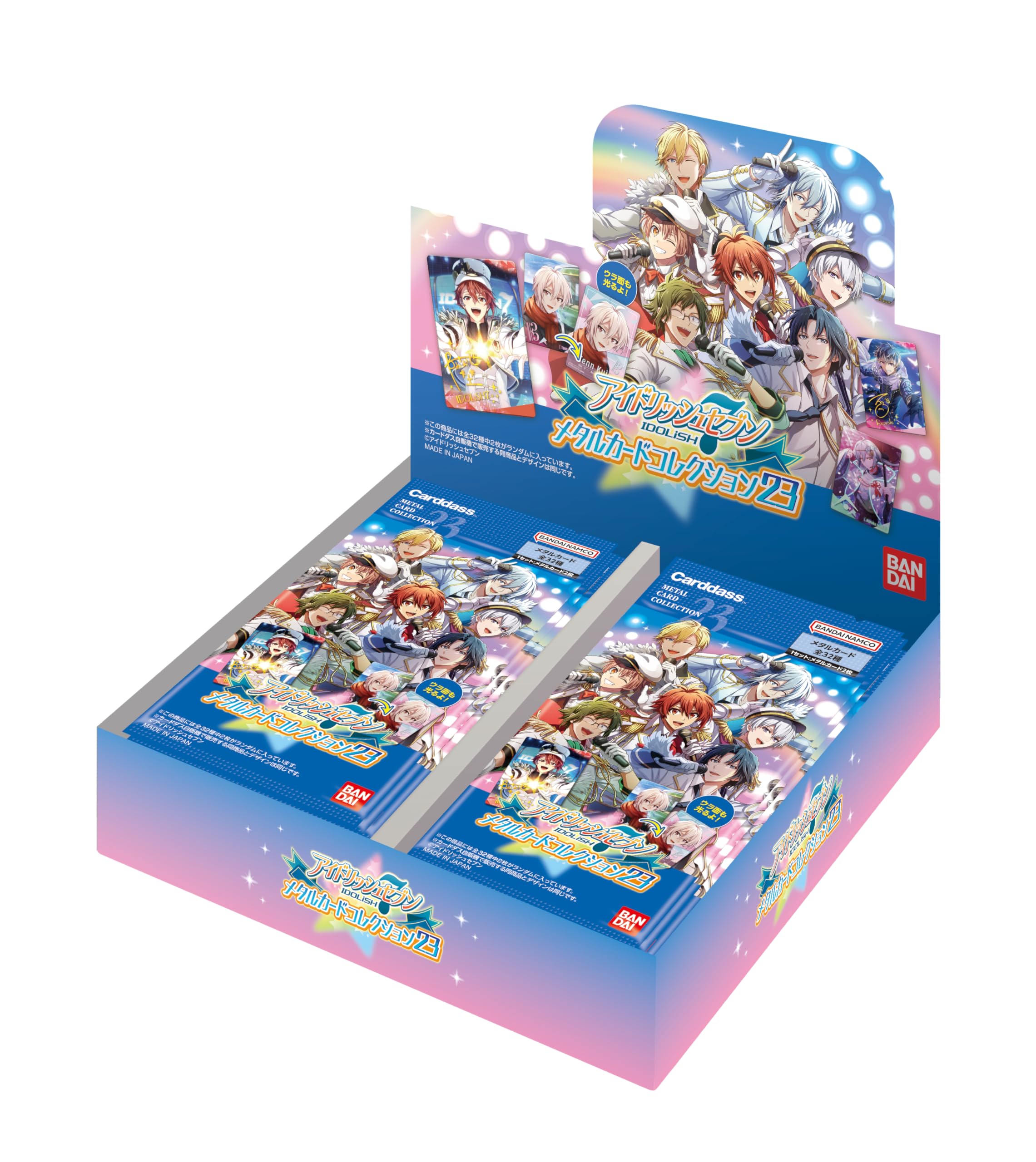 

Bandai IDOLiSH7 Коллекция металлических карточек 23 (пак) (BOX) 24 упаковки Рекомендуемый возраст: 15+