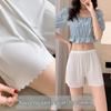 Women's Ruffled Safety Pants - Anti-Exposure Ice Silk Shorts for Spring/Summer