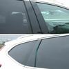 Set For Honda 2007- CR-V Black Pillar Posts Set Door Trim Piano Cover Kit US