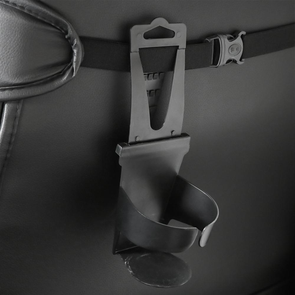 Universal Black Seat Drinking Water Cup Door Mount Mug Drink Bottle Car Cup Holder Organizer Stand