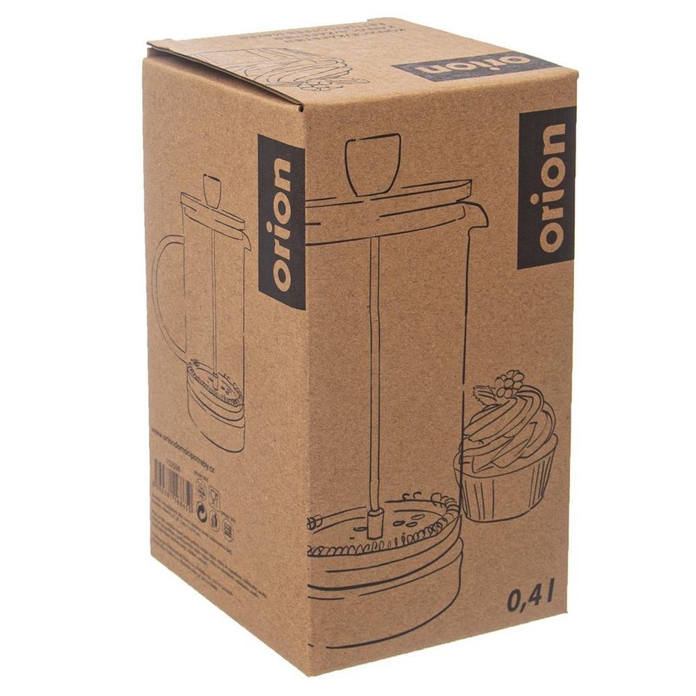 Glass piston coffee and tea maker 400 ml