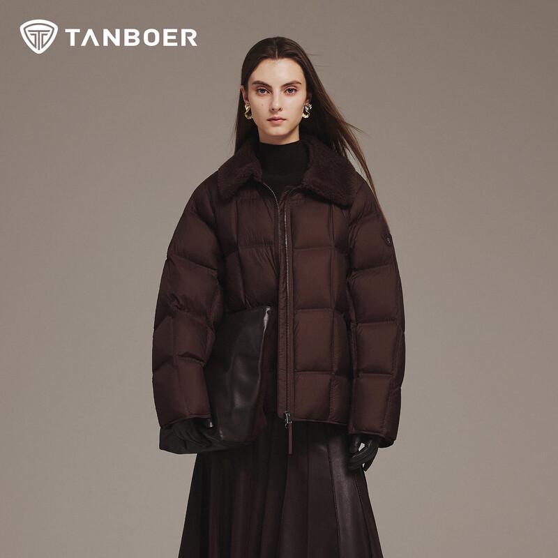 Tanboer Women's TB5530378Z Stand Collar Short Down Jacket