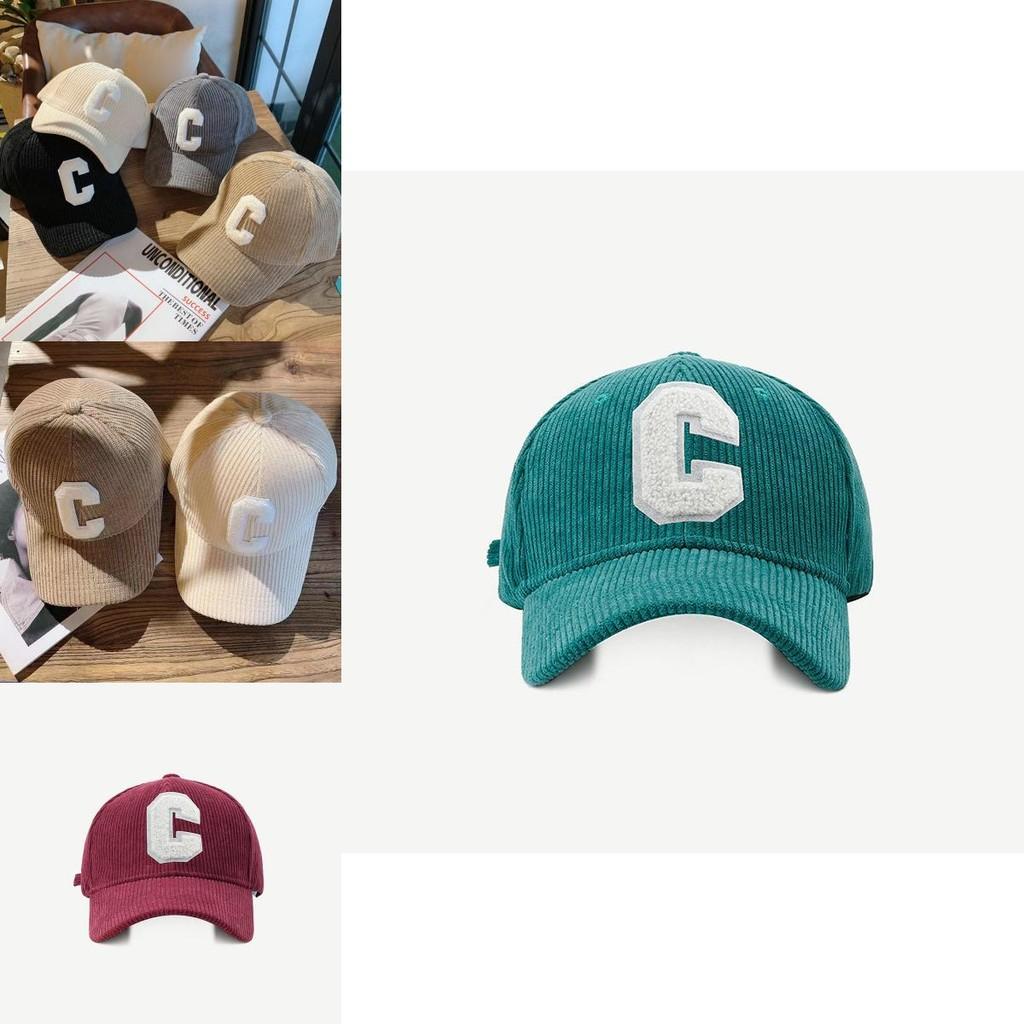 Chic Corduroy Baseball Hat For Autumn And Winter Stylish Letter Sports Cap