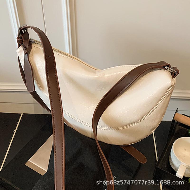 2025 Solid Color Trend Personalized Dumpling Bag, Frequent Commuter Bag, Simple Women's Bag, Shoulder Bag, Crossbody Bag, New Women's Bag